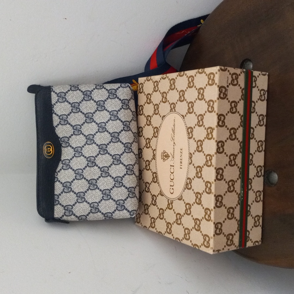 Authentic Vintage Gucci GG Monogram Supreme Clutch Fanny Bum Waist Belt Bag